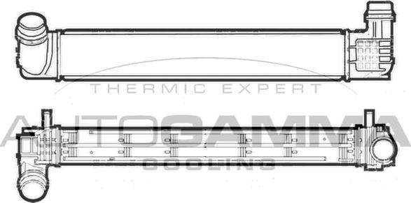 Autogamma 107474 - Intercooler autozon.pro