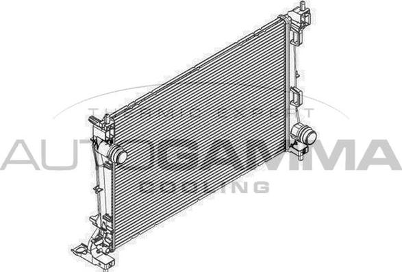 Autogamma 107541 - Radiatore, Raffreddamento motore autozon.pro