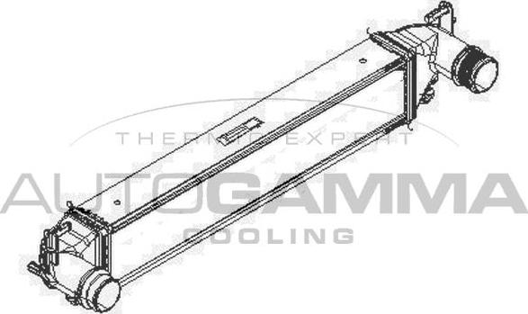 Autogamma 107542 - Intercooler autozon.pro