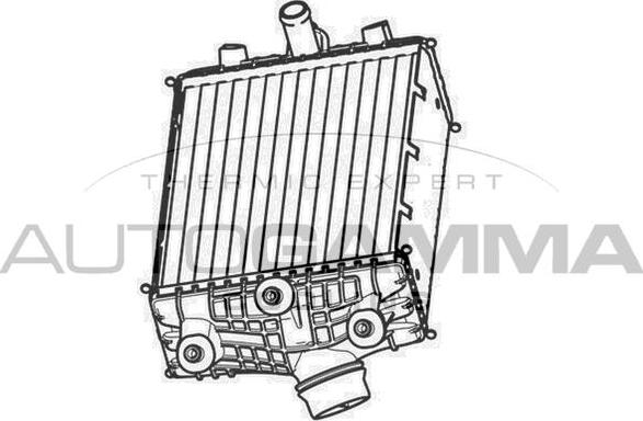 Autogamma 107551 - Intercooler autozon.pro