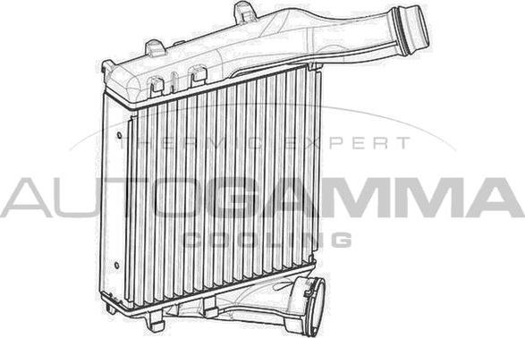 Autogamma 107553 - Intercooler autozon.pro