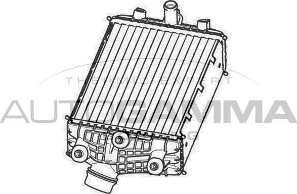 Autogamma 107552 - Intercooler autozon.pro