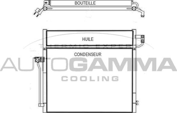 Autogamma 107501 - Condensatore, Climatizzatore autozon.pro