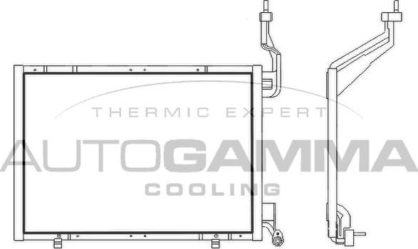 Autogamma 107665 - Condensatore, Climatizzatore autozon.pro