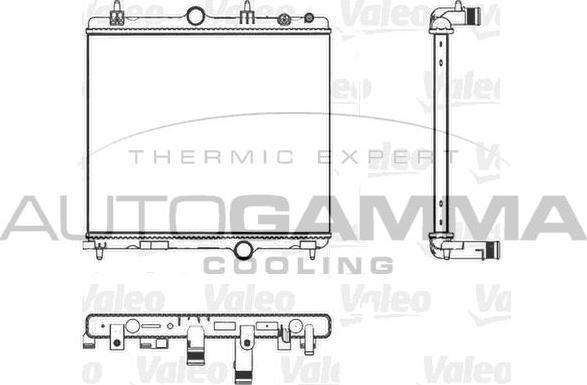 Autogamma 107684 - Radiatore, Raffreddamento motore autozon.pro