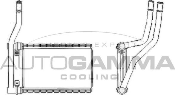 Autogamma 107632 - Scambiatore calore, Riscaldamento abitacolo autozon.pro