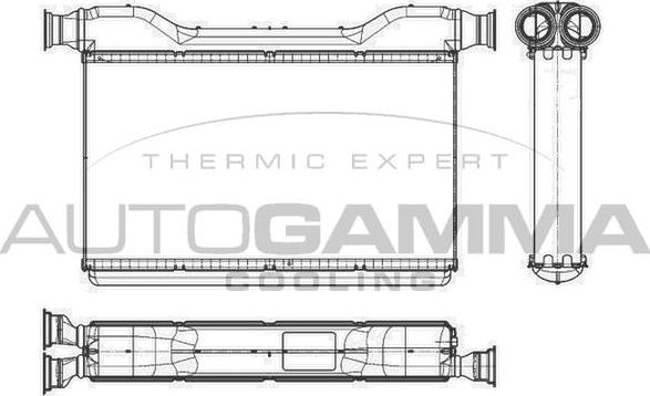 Autogamma 107014 - Scambiatore calore, Riscaldamento abitacolo autozon.pro