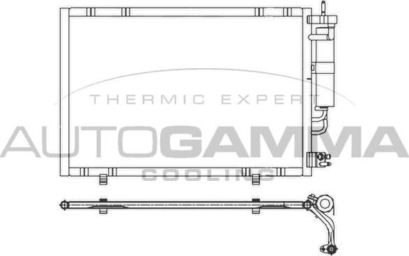 Autogamma 107195 - Condensatore, Climatizzatore autozon.pro