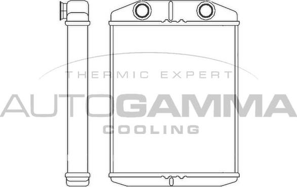 Autogamma 107147 - Scambiatore calore, Riscaldamento abitacolo autozon.pro