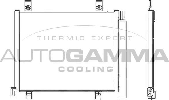 Autogamma 107108 - Condensatore, Climatizzatore autozon.pro