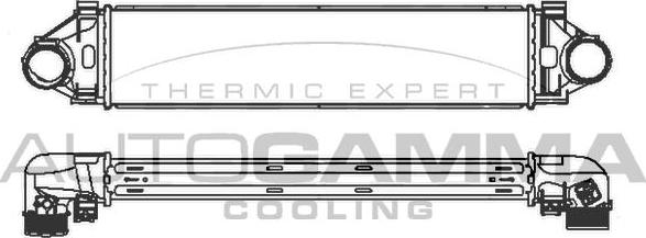 Autogamma 107133 - Intercooler autozon.pro