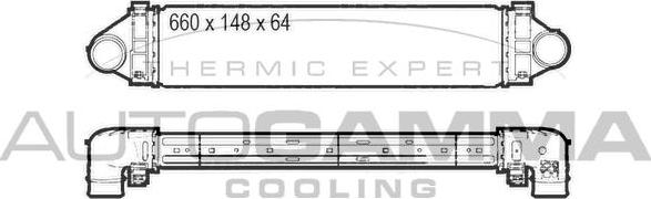 Autogamma 107394 - Intercooler autozon.pro