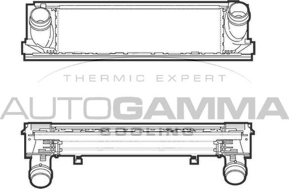 Autogamma 107301 - Intercooler autozon.pro