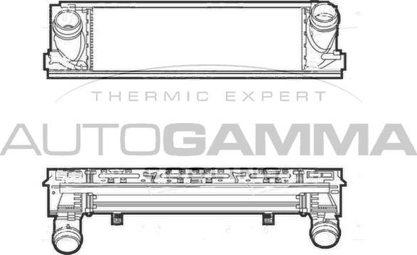 Autogamma 107299 - Intercooler autozon.pro