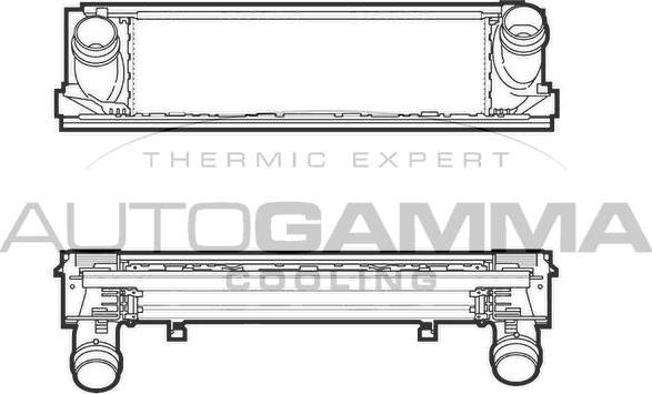 Autogamma 107298 - Intercooler autozon.pro