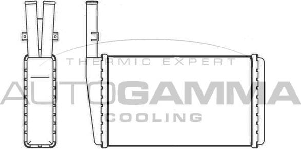 Autogamma 107268 - Scambiatore calore, Riscaldamento abitacolo autozon.pro