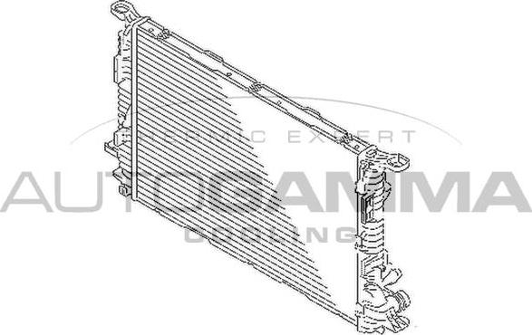 Autogamma 107203 - Radiatore, Raffreddamento motore autozon.pro