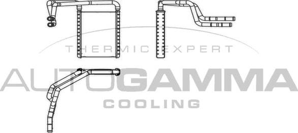 Autogamma 110017 - Scambiatore calore, Riscaldamento abitacolo autozon.pro