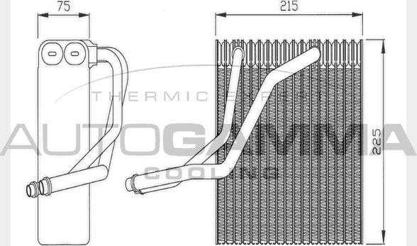 Autogamma 112011 - Evaporatore, Climatizzatore autozon.pro