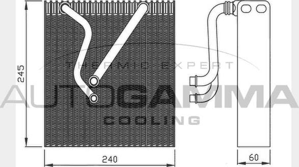 Autogamma 112012 - Evaporatore, Climatizzatore autozon.pro