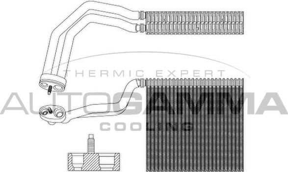 Autogamma 112073 - Evaporatore, Climatizzatore autozon.pro