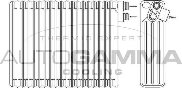 Autogamma 112224 - Evaporatore, Climatizzatore autozon.pro