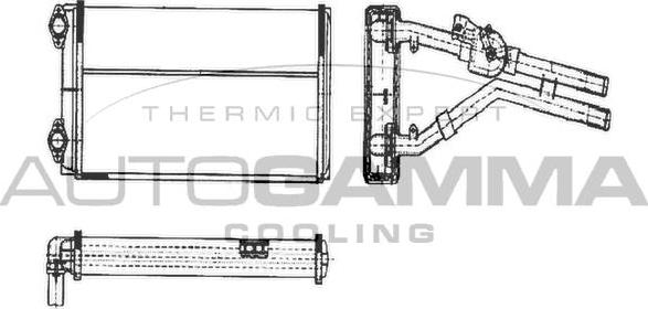 Autogamma 304496 - Scambiatore calore, Riscaldamento abitacolo autozon.pro