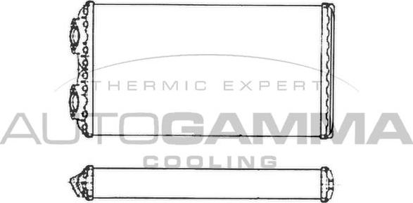 Autogamma 304488 - Scambiatore calore, Riscaldamento abitacolo autozon.pro