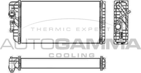 Autogamma 304508 - Scambiatore calore, Riscaldamento abitacolo autozon.pro