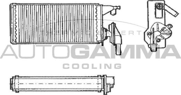 Autogamma 303348 - Scambiatore calore, Riscaldamento abitacolo autozon.pro