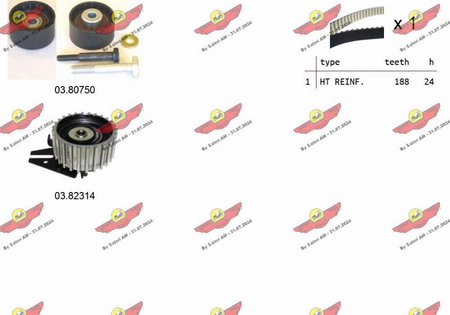 Autokit 04.5499 - Kit cinghie dentate autozon.pro