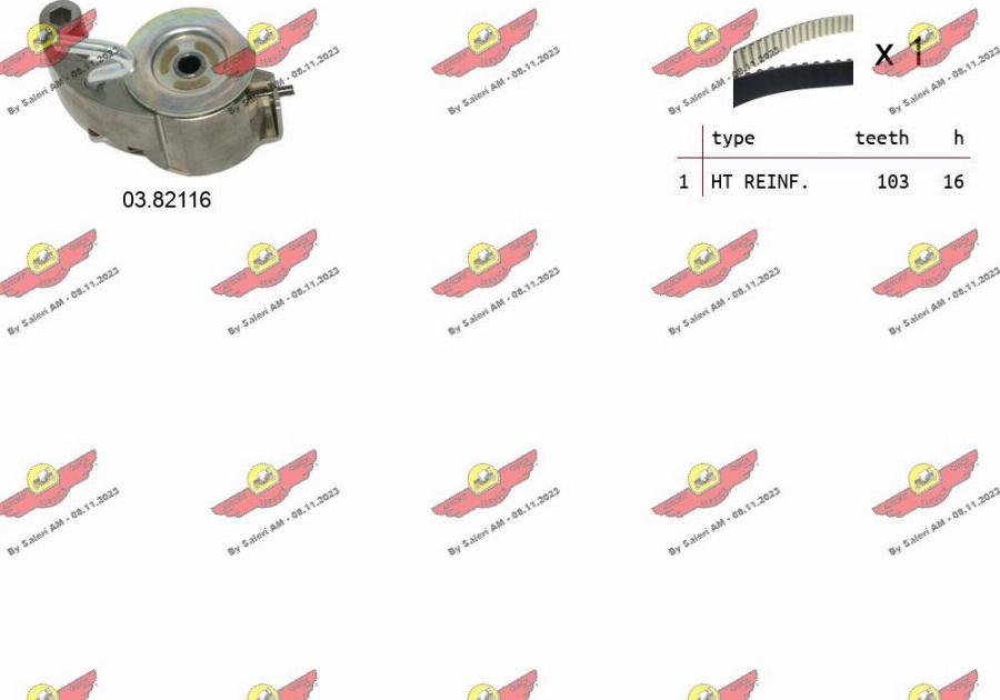 Autokit 04.5494 - Kit cinghie dentate autozon.pro