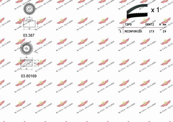 Autokit 04.5419 - Kit cinghie dentate autozon.pro