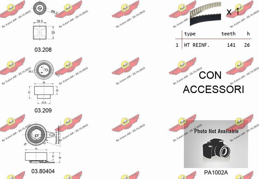 Autokit 04.5483PA - Pompa acqua + Kit cinghie dentate autozon.pro