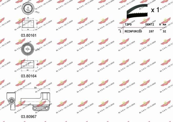 Autokit 04.5421 - Kit cinghie dentate autozon.pro