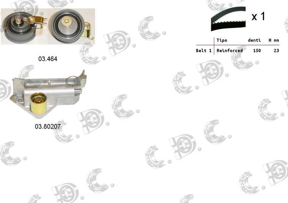 Autokit 04.5098 - Kit cinghie dentate autozon.pro