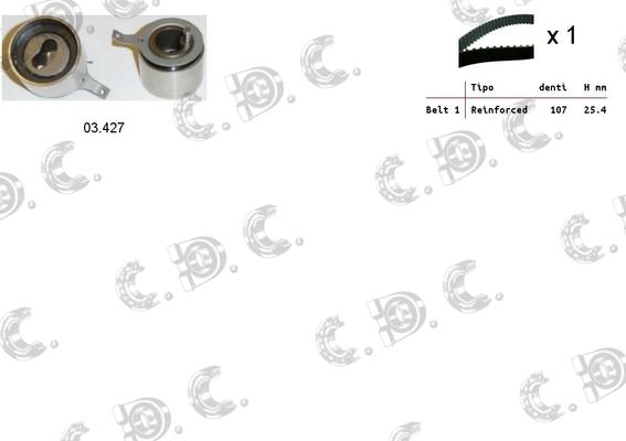 Autokit 04.5093 - Kit cinghie dentate autozon.pro