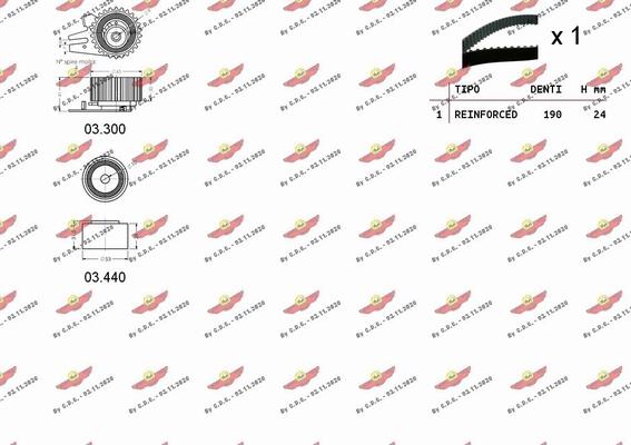 Autokit 04.5042 - Kit cinghie dentate autozon.pro