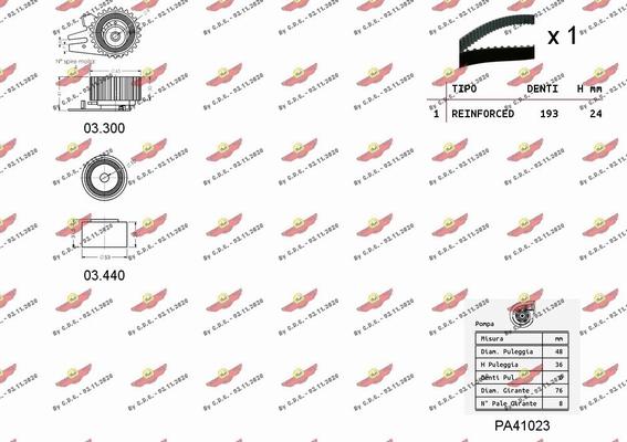 Autokit 04.5016PA - Pompa acqua + Kit cinghie dentate autozon.pro