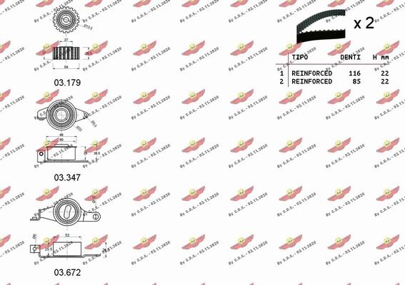 Autokit 04.5010 - Kit cinghie dentate autozon.pro