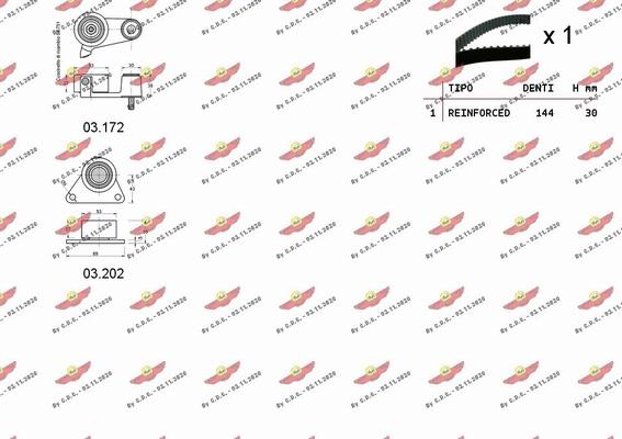 Autokit 04.5085 - Kit cinghie dentate autozon.pro