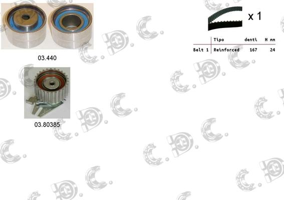 Autokit 04.5088 - Kit cinghie dentate autozon.pro