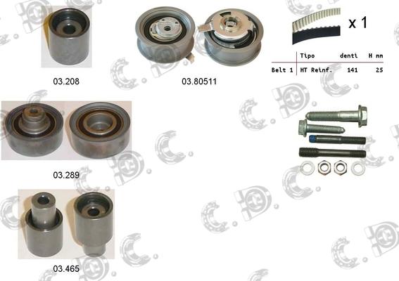 Autokit 04.5023 - Kit cinghie dentate autozon.pro