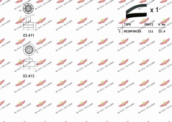 Autokit 04.5194 - Kit cinghie dentate autozon.pro