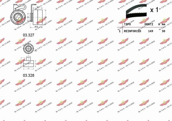 Autokit 04.5195 - Kit cinghie dentate autozon.pro