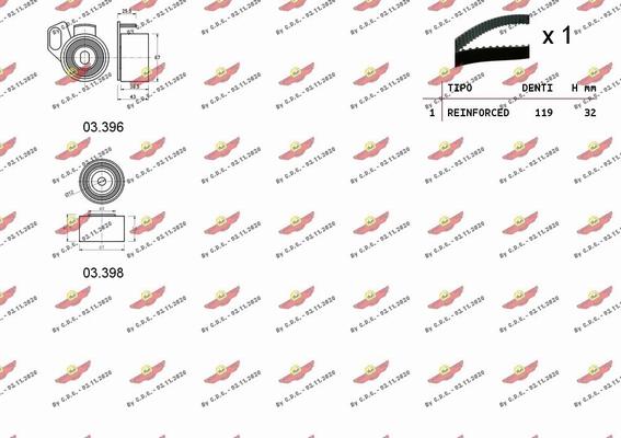 Autokit 04.5193 - Kit cinghie dentate autozon.pro