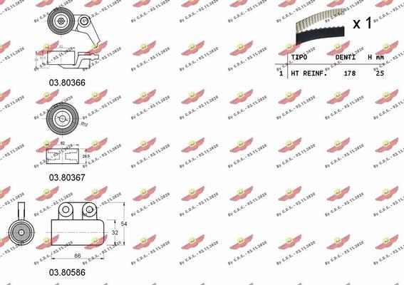 Autokit 04.5145C - Kit cinghie dentate autozon.pro