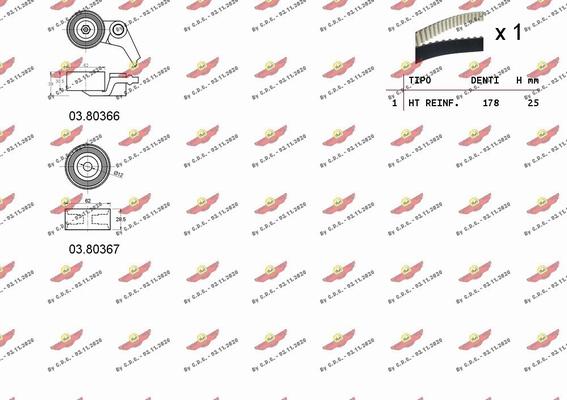 Autokit 04.5145 - Kit cinghie dentate autozon.pro