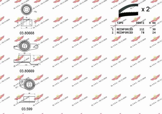 Autokit 04.5141C - Kit cinghie dentate autozon.pro