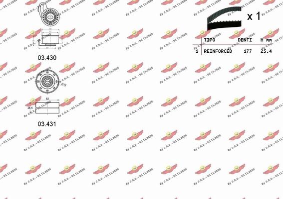 Autokit 04.5159 - Kit cinghie dentate autozon.pro